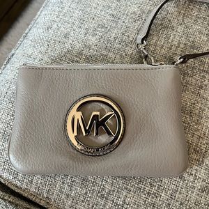 Micheal Kors leather wristlet